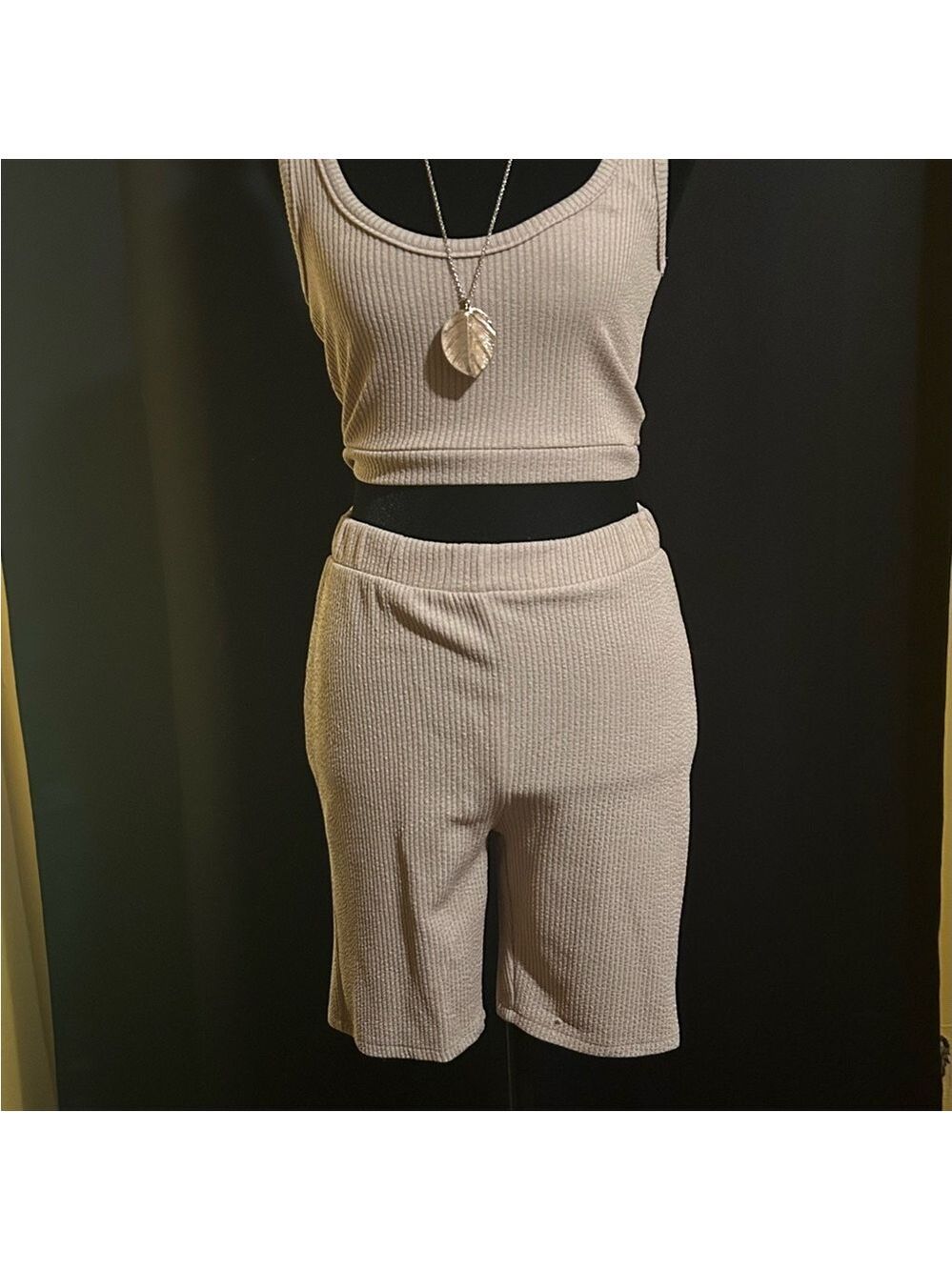 Fashion Nova Tan Ensemble - Picture 2 of 5